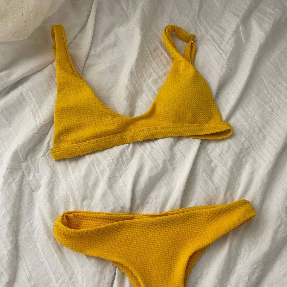 Shein Yellow Bikini